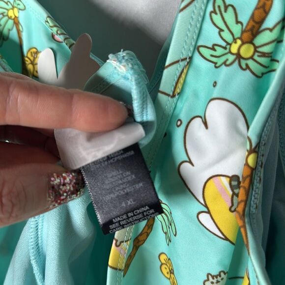 Pusheen Surf Plus Size One Piece Bathing Suit. Size 4XL. NWT. - Picture 10 of 11